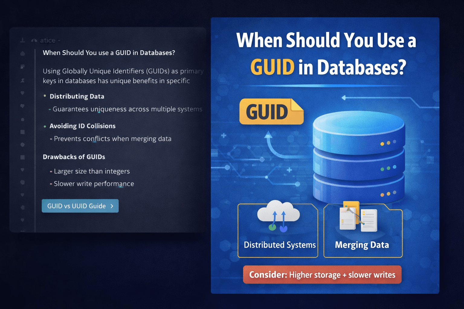 When Should You Use a GUID in Databases?